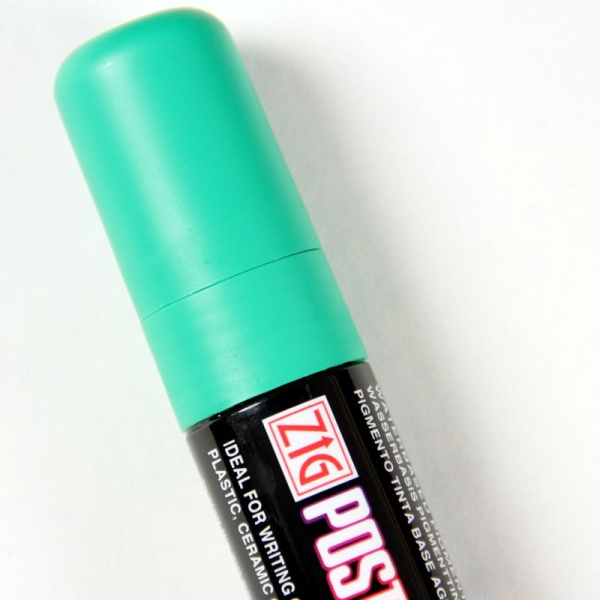Green Posterman Wet Wipe Pen - 15mm Nib